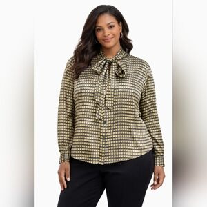 Peter Nygard 100% Silk Blouse – Size 18 – EUC